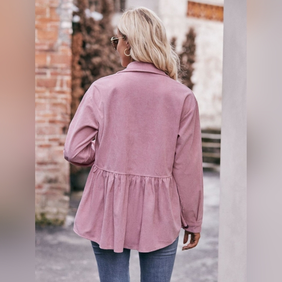 Mandy Collared Neck Long Sleeve Shirt - Picture 2 of 7